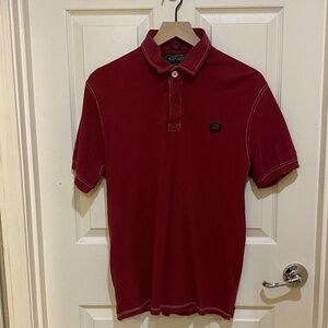 Buffalo David Bitton-Brick Red-Polo Shirt-Size Large